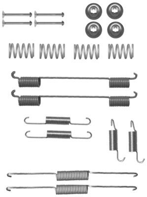 HELLA PAGID priedų komplektas, stabdžių trinkelės 8DZ 355 200-821